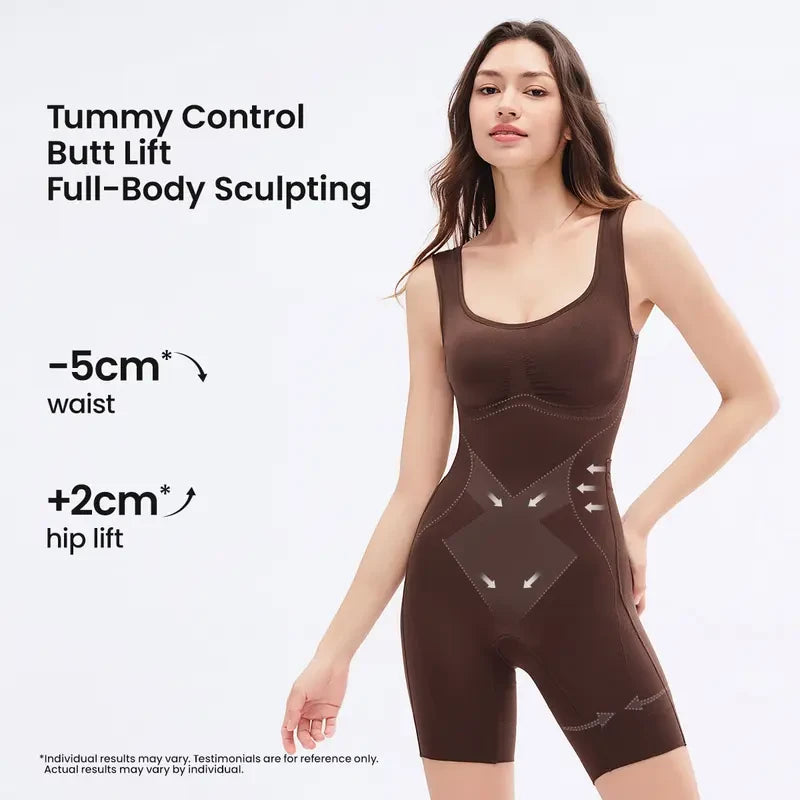 Tummy Control Faja Bodysuit