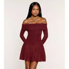 Off-The-Shoulder Holiday Mini Dress