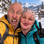 Personalized Funny Face Ski Mask