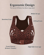 Cross Back Wireless Posture Support Bra
