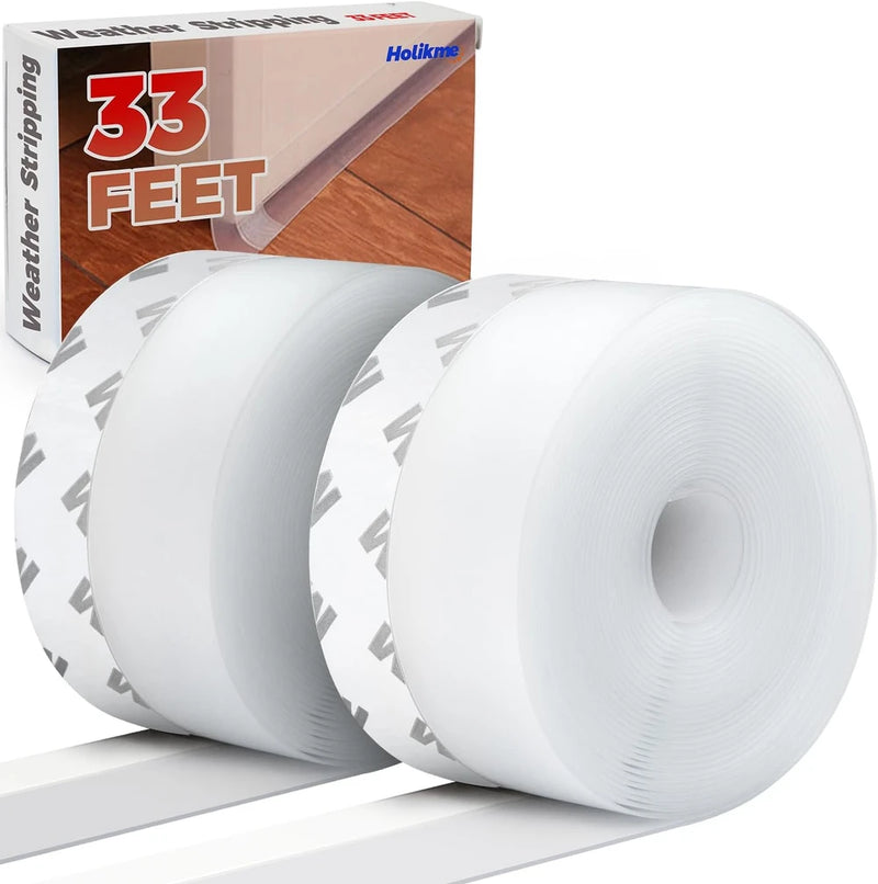 Flexible Weather Stripping Door Seal (2 PACK)