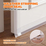 Flexible Weather Stripping Door Seal (2 PACK)