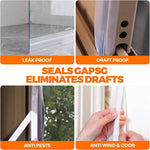 Flexible Weather Stripping Door Seal (2 PACK)