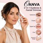 OANVA 2 in 1 Facial Hair Trimmer