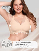 Scalloped Seamless Convertible Bra