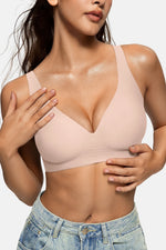 Deep V Jelly Bra