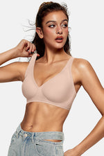 Deep V Jelly Bra