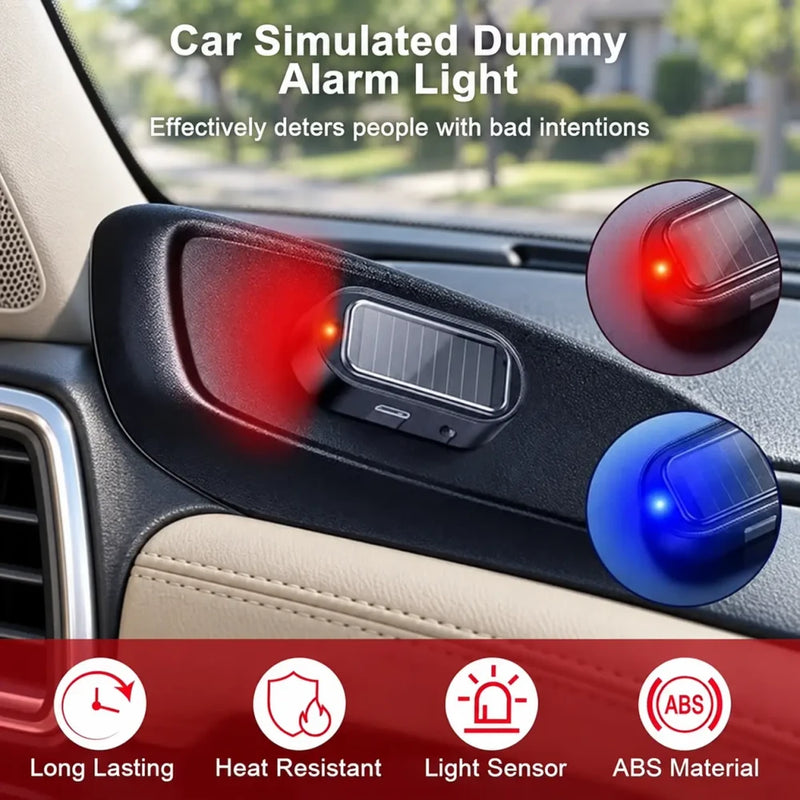 Solar Powered Fake Car Alarm Light