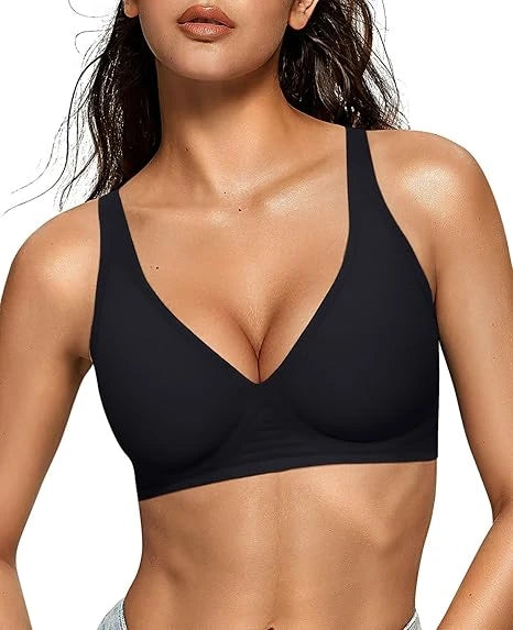 Deep V Jelly Bra