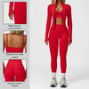 Soft Activewear Three-Piece Yoga Set