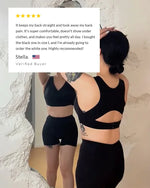 Cross Back Wireless Posture Support Bra