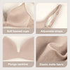 Lightly Lined Wireless Plunge Bra Set