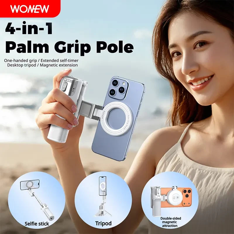 Magnetic Phone Grip Selfie Stick
