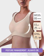 Cross Back Wireless Posture Support Bra