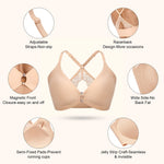 VRCÔMFY Wireless Front Closure Lace Jelly Bra