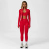 Soft Activewear Three-Piece Yoga Set