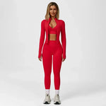 Soft Activewear Three-Piece Yoga Set