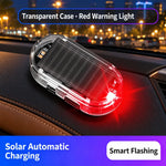 Solar Powered Fake Car Alarm Light