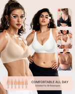 Deep V Jelly Bra