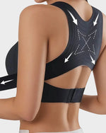 Cross Back Wireless Posture Support Bra