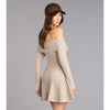 Off-The-Shoulder Holiday Mini Dress