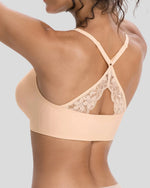 VRCÔMFY Wireless Front Closure Lace Jelly Bra
